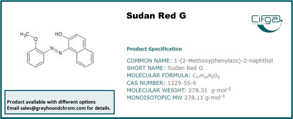 Sudan Red G Certified Reference Material